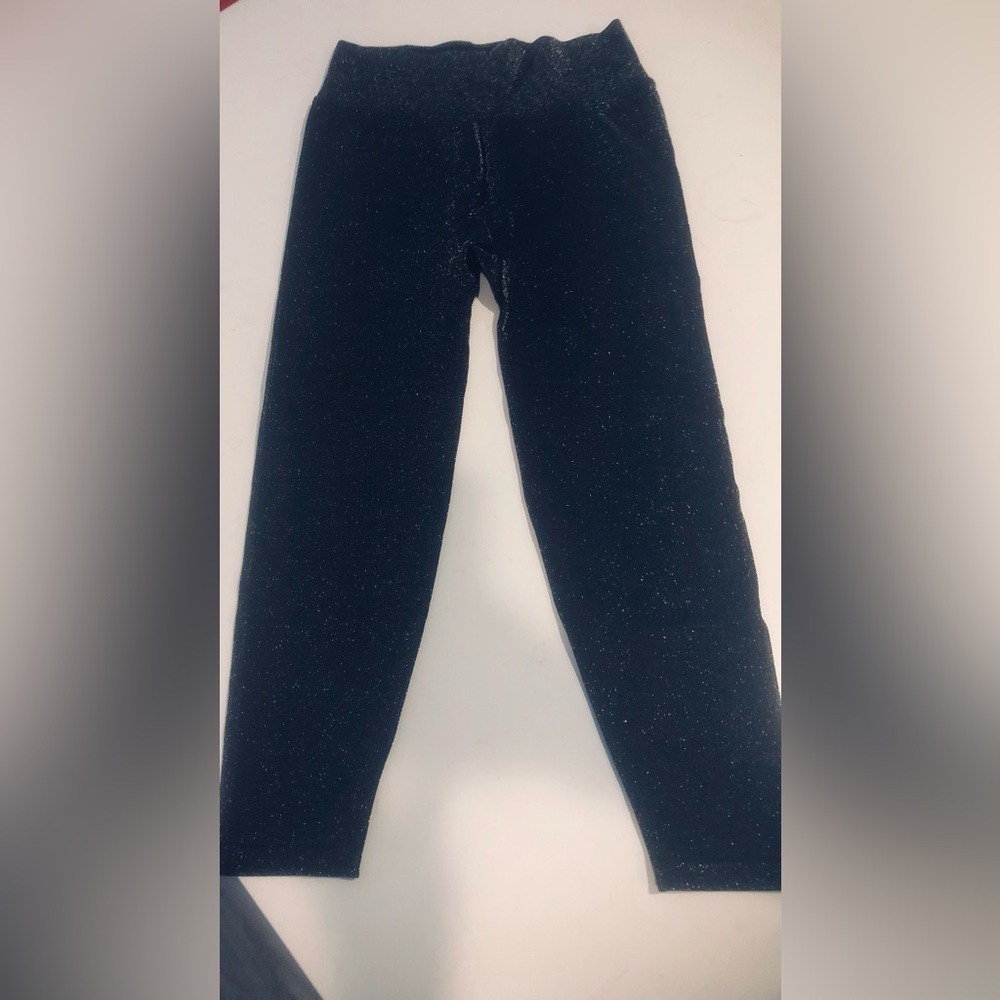 PINK Victoria's Secret Black Sparkle Leggings